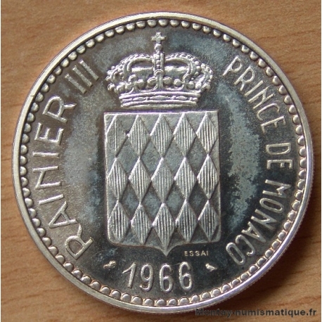 Monaco - 10 Francs Charles III  1966 essai