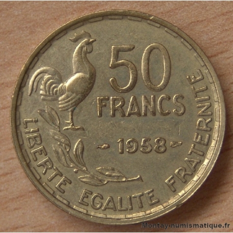50 Francs Guiraud 1958