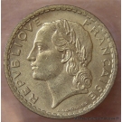5 Francs Lavrillier bronze alu  1946