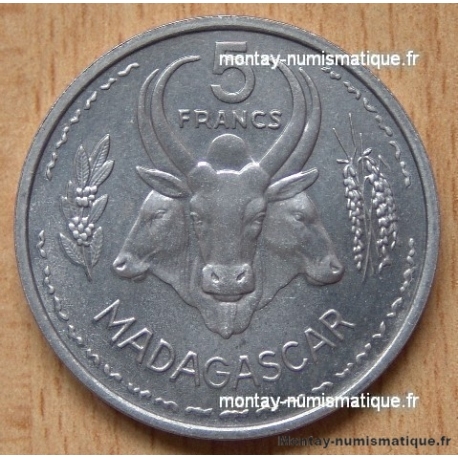 Madagascar 5 Francs 1953 Essai