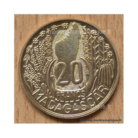 Madagascar 20 Francs 1953 Essai