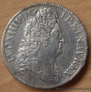 Ecu aux 8 L , 2 ème type tête laurée 1704 A Paris