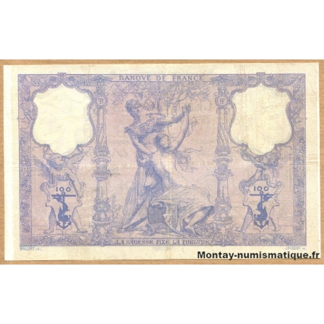 100 Francs  bleu et rose 2-2-1898