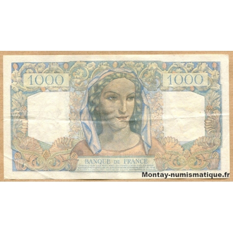 1000 Francs Minerve et Hercule31-5-1945