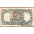 1000 Francs Minerve et Hercule 2-12-1948