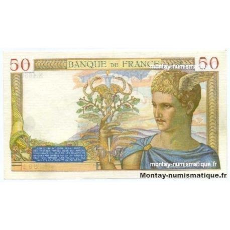 50 Francs Cérès 18-6-1936 X.4659