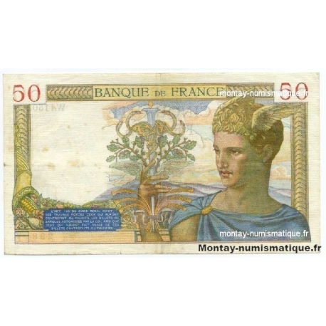50 Francs Cérès 9-11-1939 W.11502