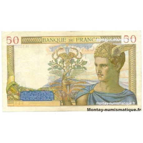 50 Francs Cérès 14-3-1940 H.12961