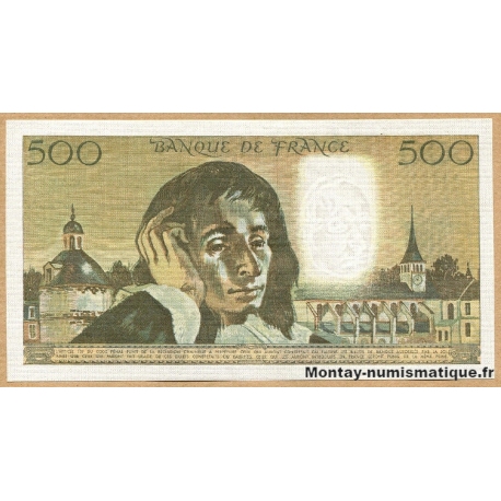 500 Francs Pascal 6-12-1973 C.40