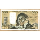 500 Francs Pascal 5-1-1984 N.199