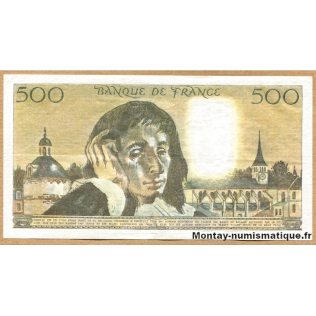 500 Francs Pascal 3-1-1985 B.223