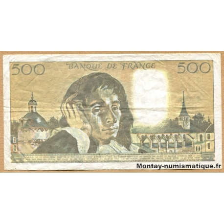 500 Francs Pascal 6-7-1989 G.302