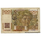 100 Francs Paysan Filigrane inversé 2-10-1952 F.501