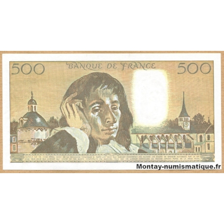 500 Francs Pascal 3-1-1991 H.337