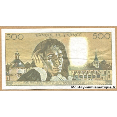 500 Francs Pascal 2-1-1992 M.381