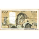 500 Francs Pascal 7-1-1993 Z.398