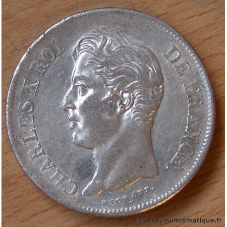 5 Francs Charles X 1830 D Lyon