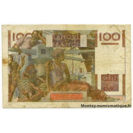 100 Francs Paysan Filigrane inversé 1-10-1953 T.557
