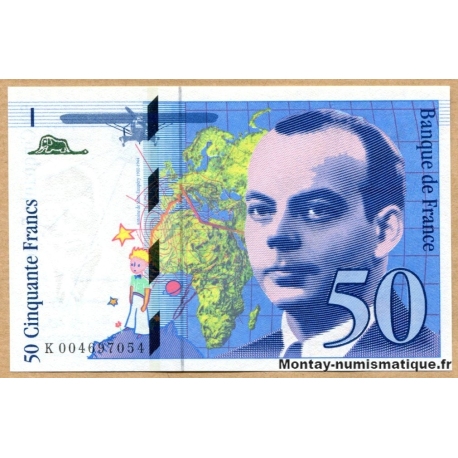 50 Francs Saint-Exupéry 1992 K 004697054