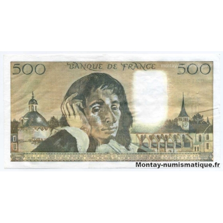 500 Francs Pascal 7-1-1982 G.153