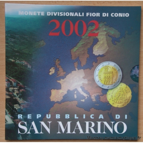 San Marino Série BU euro 2002