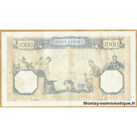 1000 Francs Cérès et Mercure 29-10-1936 A.2648