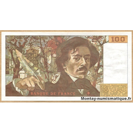 100 Francs Delacroix 1978 T.4