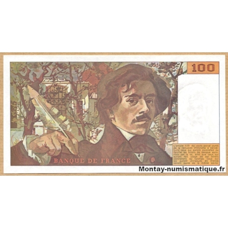 100 Francs Delacroix 1990 N.178