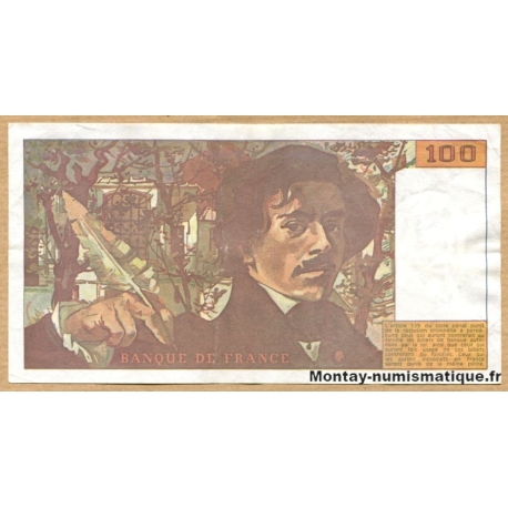 100 Francs Delacroix 1990 D163
