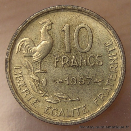 10 Francs Guiraud 1957