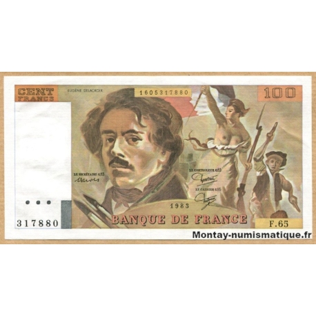 100 Francs Delacroix 1983 F.65