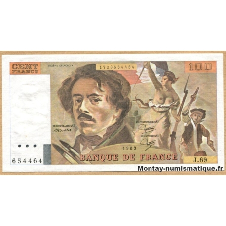 100 Francs Delacroix 1983 J.69