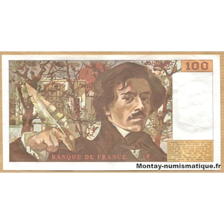 100 Francs Delacroix 1984 V.77
