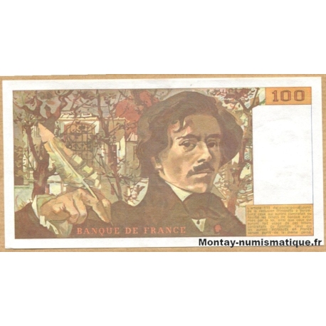 100 Francs Delacroix 1986 Y.114