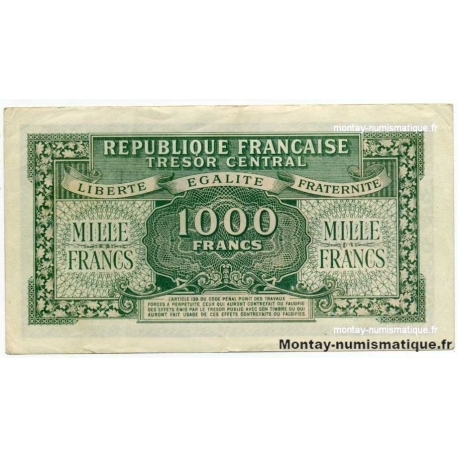 1000 Francs Marianne 1945 Série 01 B