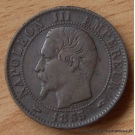 5 Centimes Napoléon  III tête nue 1855 A