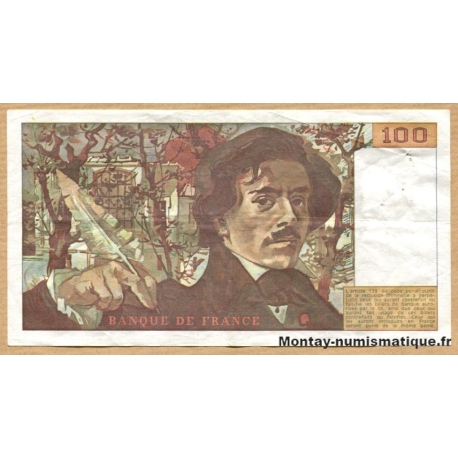 100 Francs Delacroix 1978 E.1