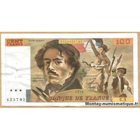 100 Francs Delacroix 1978 C.5