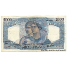 1000  Francs  Minerve et Hercule 21-2-1946