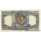 1000  Francs  Minerve et Hercule 30-6-1949