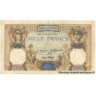 1000 Francs Cérès et Mercure 22 janvier 1930 T.832