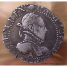 HENRI III Demi Franc 1577 A Paris buste avec fraise