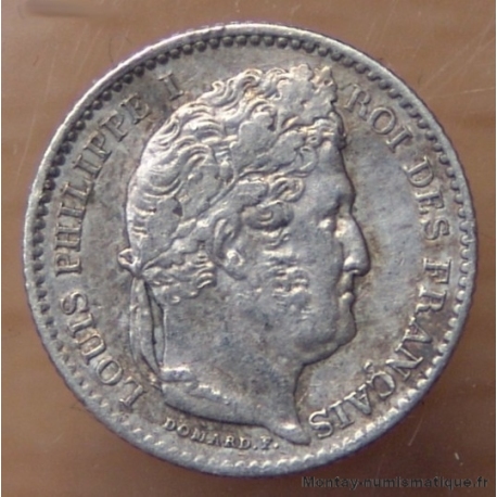 25 Cent. Louis Philippe 1845 B Rouen