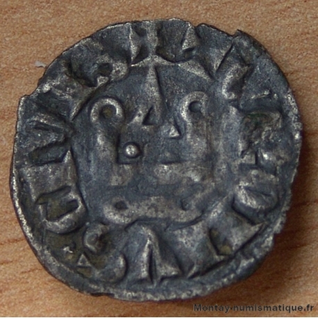 PHILIPPE IV LE BEL  Denier Tournois à l'O long (1290-1295)