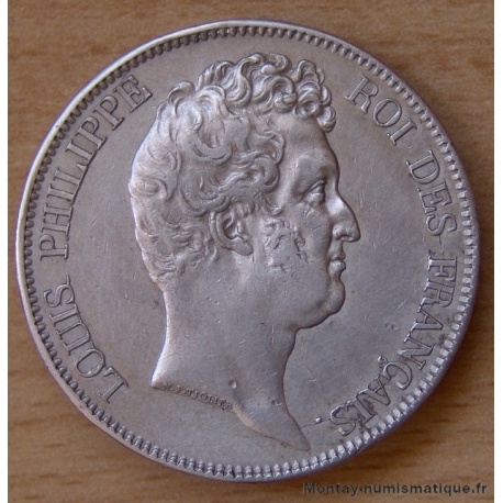 5 Francs Louis Philippe sans le I 1830 B Rouen