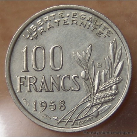 100 Francs Cochet 1958 B Beaumont-le-Roger