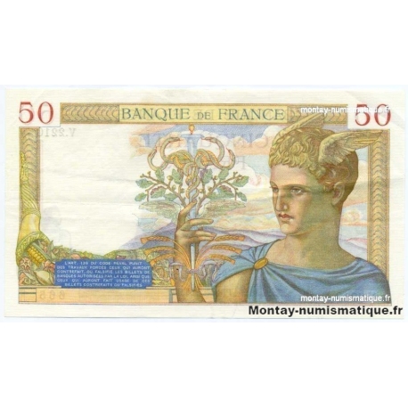 50 Francs Cérès 04-7-1935 V.2210