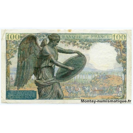 100 Francs Descartes 7-1-1943 L.55