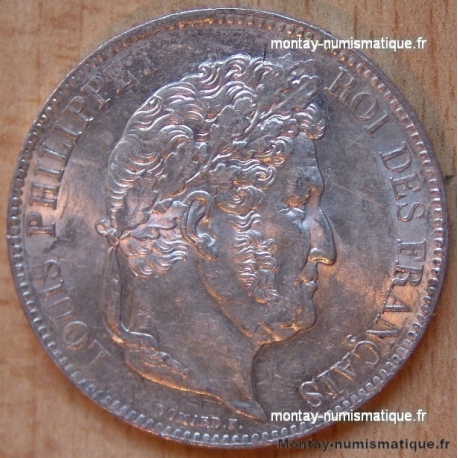 5 Francs Louis Philippe laurée 1842 BB