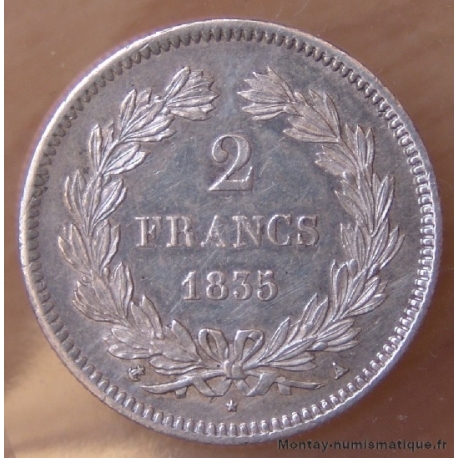 2 Francs Louis Philippe I 1835 A Paris